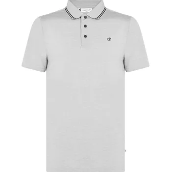 Pánské tričko Tričko Calvin Klein Golf Silver Marl 1514262 Large