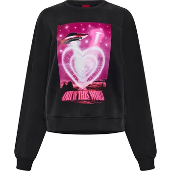 Dámská móda Mikina Hugo Black 9982625 S