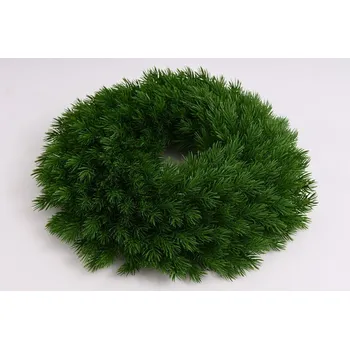 umělá květina Umělý věnec 3D, 40 cm, zelený