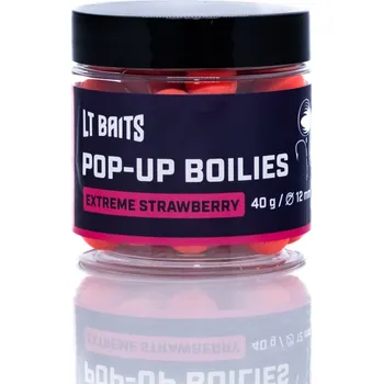 Boilies Pop-Up Boilies LT Baits Extreme Strawberry 40 g Průměr: 16 mm, Hmotnost: 40 g