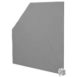 Balkonový vějíř Sunfun / 140 cm x 140 cm / šedá