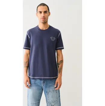 Pánské tričko Tričko True Religion Dress Blue 3883774 S