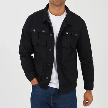 Pánská větrovka Bunda Brave Soul Black 7017655 Small