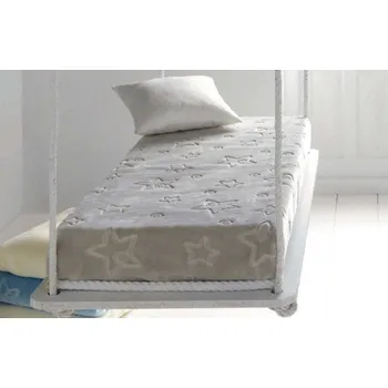 Dětská deka Dětská španělská deka Piel - Stars 110 x 140 cm, světle šedá, PIEL S.A.