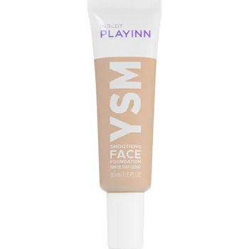 Make-up Inglot PlayInn YSM vyhlazující make-up pro mastnou a smíšenou pleť odstín 50 30 ml