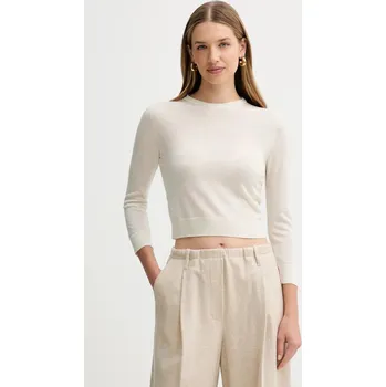 Dámský svetr Vlněný svetr Liviana Conti L5WA06 béžová 08X, vel. S