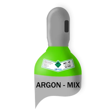 Příslušenství ke svářečce DOLGAS MIX (ARGON 92% + CO₂ 8%) (náplň) LITRY/BAR: 8L / 150 BAR