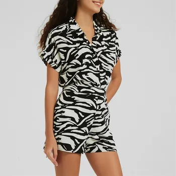 Dámská košile Košile Be You Zebra Print 2684523 22 (4XL)