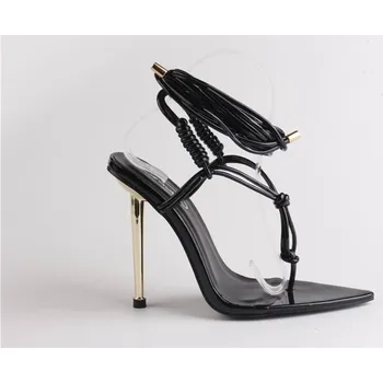 Dámské sandále No Doubt Black Patent 6358280 5 (38)