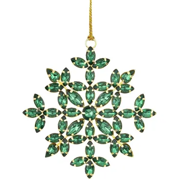 Závěsná dekorace 11 x 11 x 1 cm 170046 zelená 77X