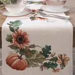 Gobelínový běhoun na stůl s motivem tykví NAT1220 40 x 100 cm