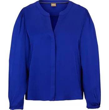 Dámská košile Košile BOSS Open Blue 4449955 12 (L)