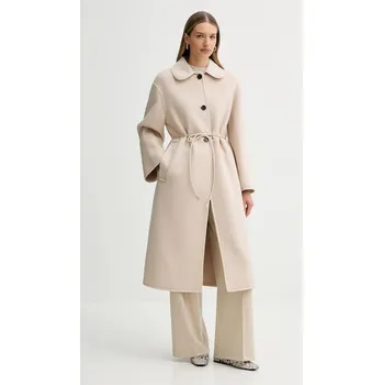 Dámský kabát Kabát s příměsí vlny Liviana Conti L5WW33 béžová 08X, vel. 36