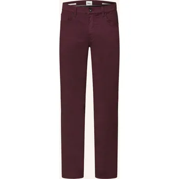 Pánské kalhoty Brax Pánské Kalhoty Cadiz Straight Fit, tmavě červená, 30