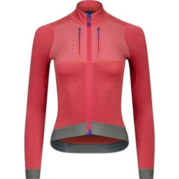 cyklistický dres Isadore Women's Alternative Winter Long Sleeve Jersey - Cardinal