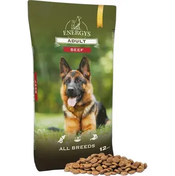 Krmivo pro psa ENERGYS Pet - Adult all breed beef - Kompletní krmivo s hovězím masem pro dospělé psy 12 kg