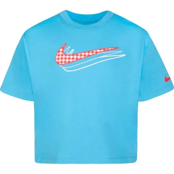 Dívčí tričko Tričko Nike Baltic Blue 8041656 2-3 Yrs