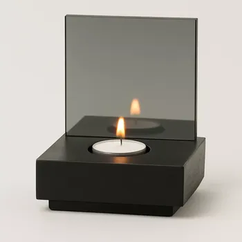 Svícen Svícen na čajové svíčky Umbra Teelichthalter Janne, schwarz