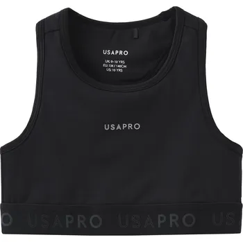Dívčí spodní prádlo Sportovní podprsenka USA Pro Black 5130265 9-10 Years