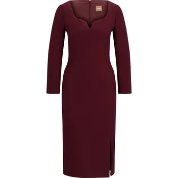 Dámské šaty Šaty BOSS Open Red 9931446 16 (XXL)