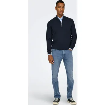 Pánské džíny Džíny Only and Sons LBlue Denim 8249019 32W S