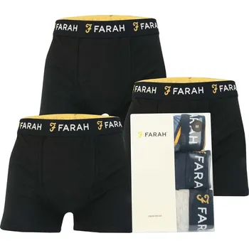 Slipy Boxerky Farah Black 7551910 2XL