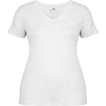 Dámské oblečení Tričko Slazenger Ice Grey Marl 813868 12 (40)