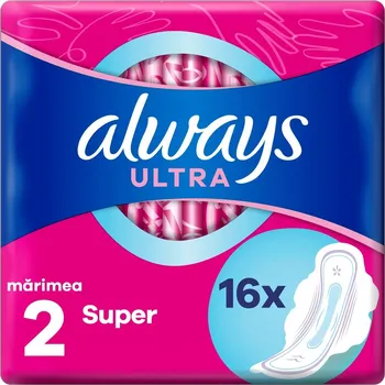 Always Ultra Super Plus Hygienické vložky s křidélky
