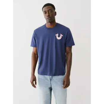 Pánské tričko Tričko True Religion Medieval Blue 2715036 S