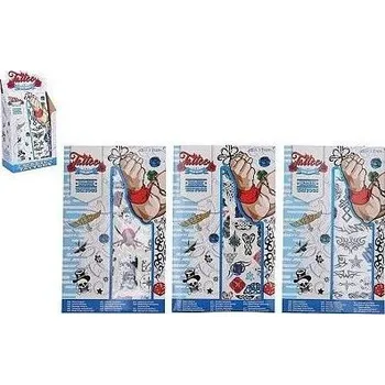 Bublifuk Tetovací samolepky kluci 25cm