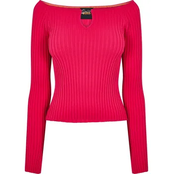 Dámské tričko Tričko Boss Dark Pink 1288890 L