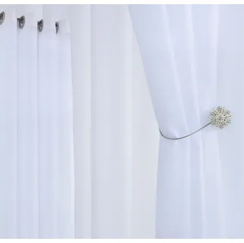 Záclona Jednobarevná záclona - Bílá - š. 400 cm x v. 200 cm