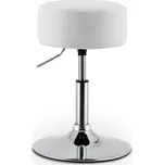 Taburet Tonia, bílý, výškově nastavitelný