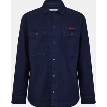 Pánská větrovka Bunda Replay Blue 1204671 XL