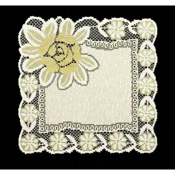 ubrus Dekorační žakárový ubrousek SOFIA krémová/zlatá 40x40 cm Mybesthome