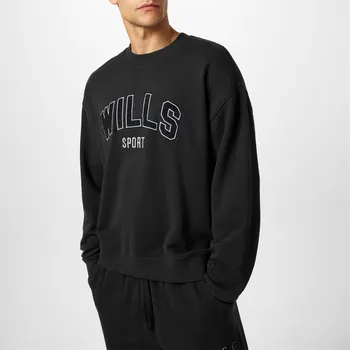 Pánská mikina Mikina Jack Wills Washed Black 2577167 XS