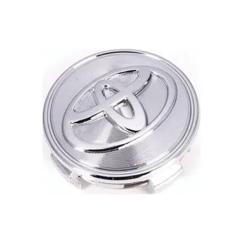 Poklice na kolo Krytky kol, pokličky na kola TOYOTA 62mm chrom 42603-08030 42603-AC070 2603-12730 42603-06080 42603-08020 42603-AC040 4260308030 42603AC070 260312730 4260306080 4260308020 42603AC040