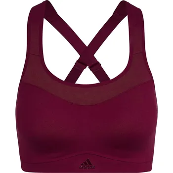Dámské spodní prádlo Sportovní podprsenka adidas Burgundy 6597943 2XS A-C