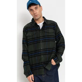 Pánská košile Patagonia Fjord Flannel (catch old growth green) L, zelená
