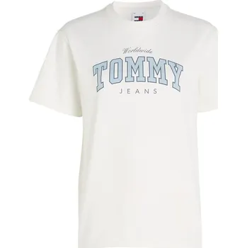 Dámské tričko Tričko Tommy Jeans Ancient White 6446344 8 (XS)