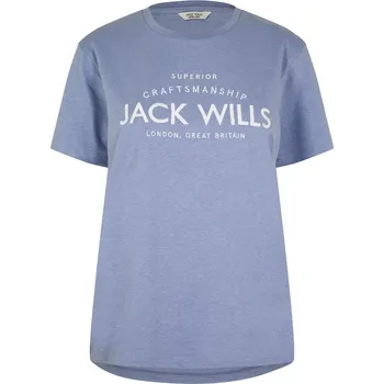Dámské tričko Tričko Jack Wills Periwinkle 7029992 16 (XL)