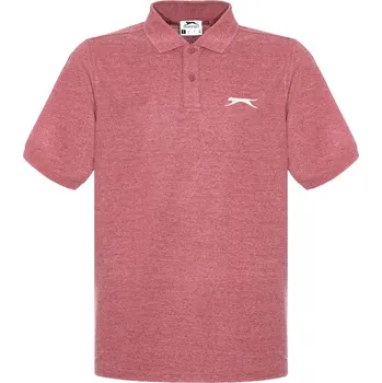 Pánské tričko Tričko Slazenger Burgundy Marl 9424702 4XL