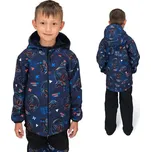 Esito (ušito v ČR) Dětská jarní/podzimní softshellová bunda Esito s fleecem duo Play and go