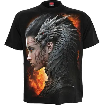 Pánské tričko Metalové tričko Spiral DRACO QUEEN XXXXL Velikost: 3XL