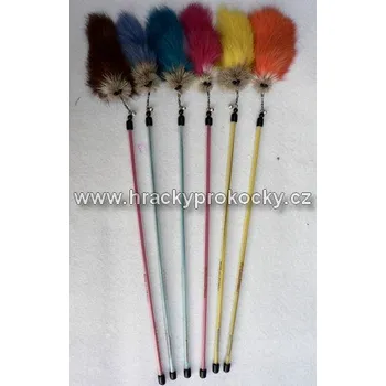 Hračka pro kočku Housenka na teleskopu