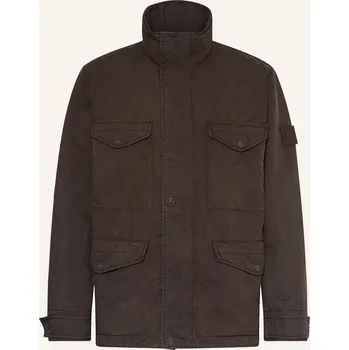 Pánská bunda Stone Island Pánská Bunda Fieldjacket Ghost, tmavě hnědá, 52