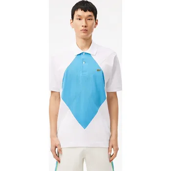 Pánské tričko Tričko Lacoste White blue 5975561 L