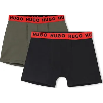 Pánské oblečení Dětské boxerky HUGO 2-pack G00558.102.150 černá 99X, vel. 126