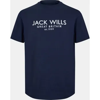Pánské tričko Tričko Jack Wills Navy 6994390 S
