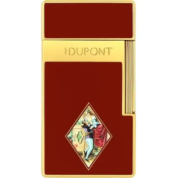 Zapalovač S.T. DUPONT - ROMEO Y JULIETA - BIGGY BURGUNDY - Turbo zapalovač